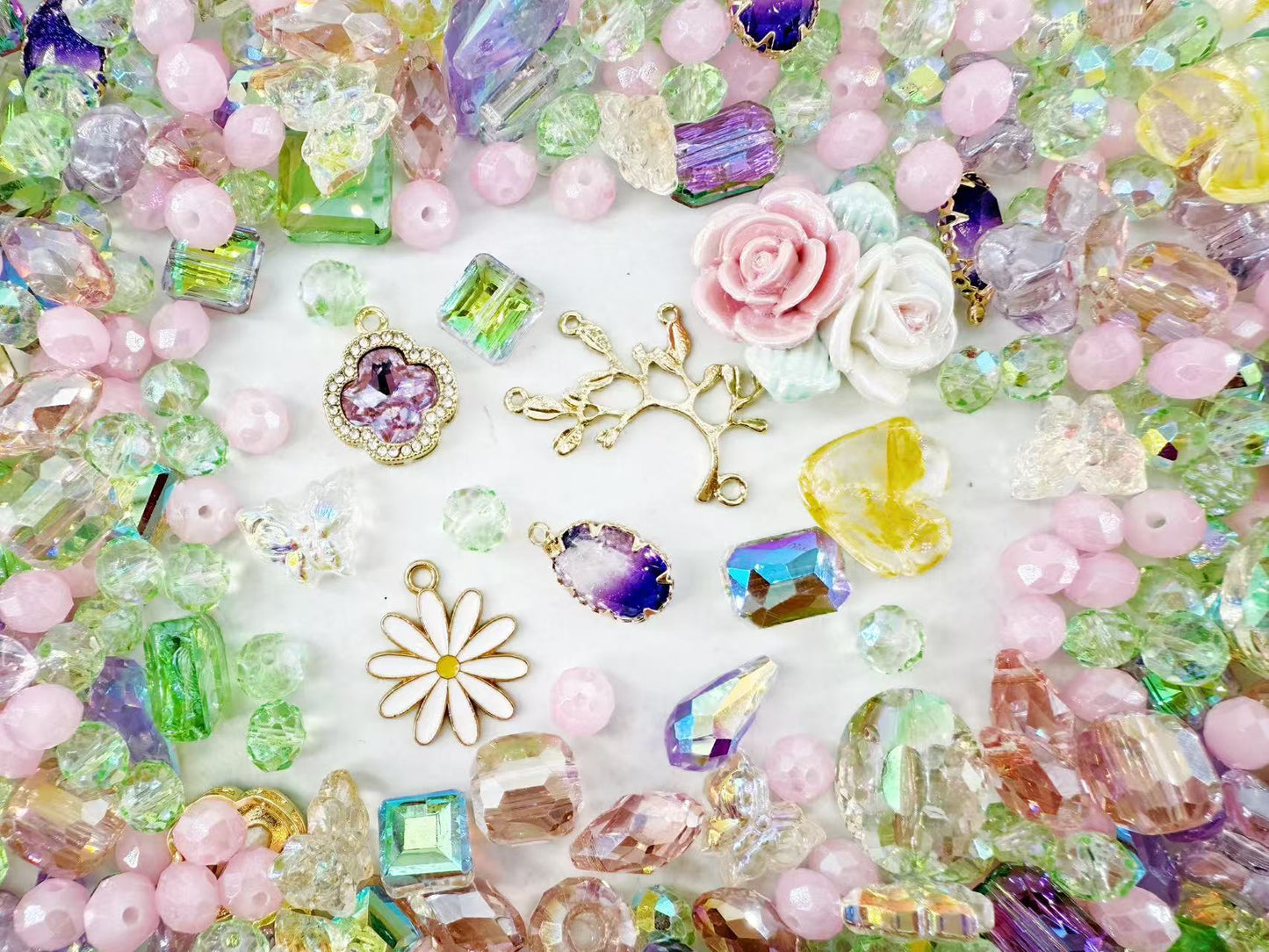 (Fantasy)(Art deco)Magical Crystal 🌸🌿✨