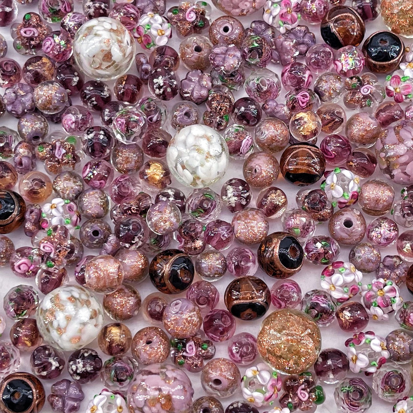 (Fantasy)(Crystal Glazed)Dusty Rose