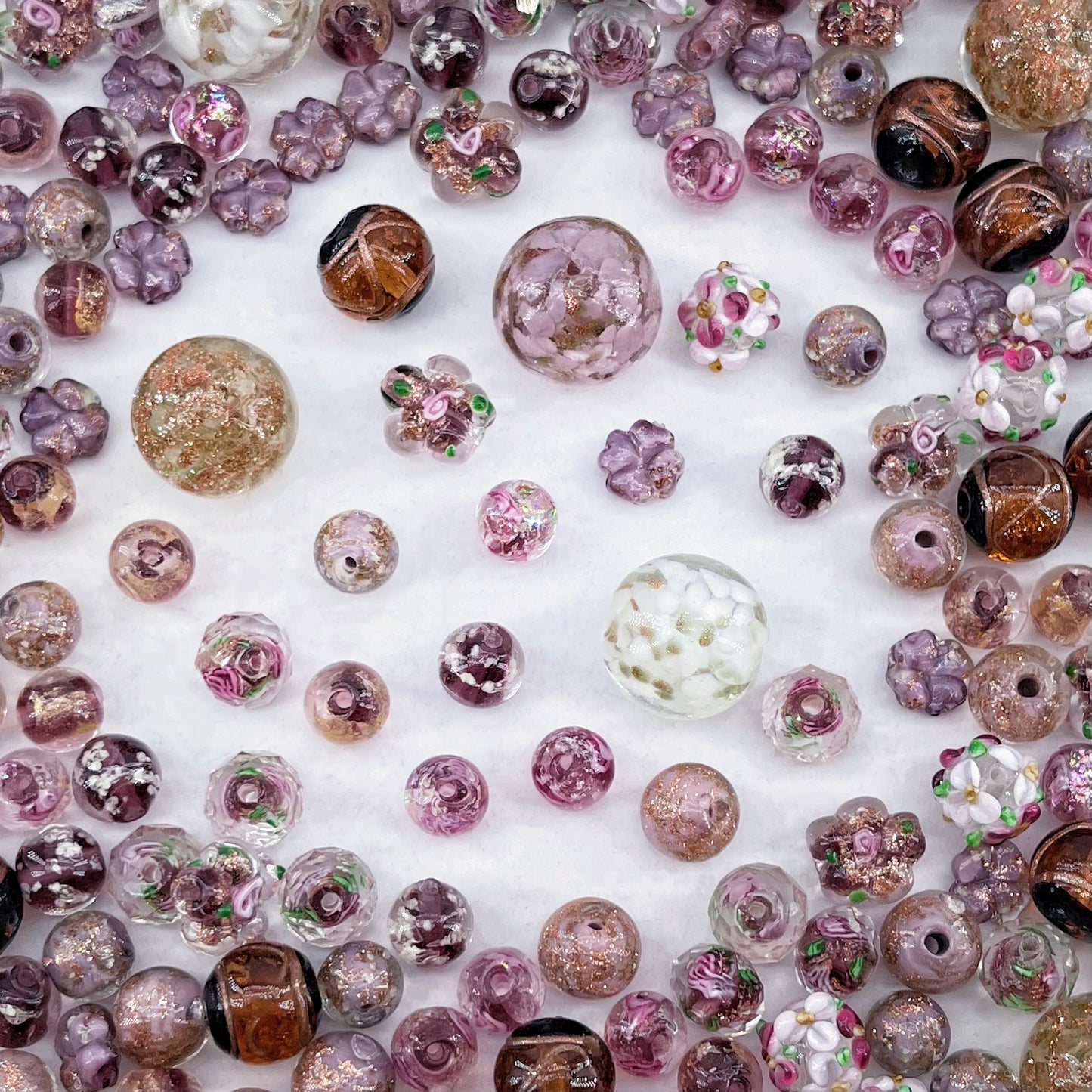 (Fantasy)(Crystal Glazed)Dusty Rose