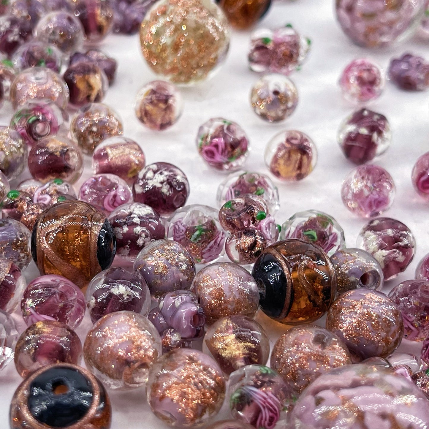 (Fantasy)(Crystal Glazed)Dusty Rose