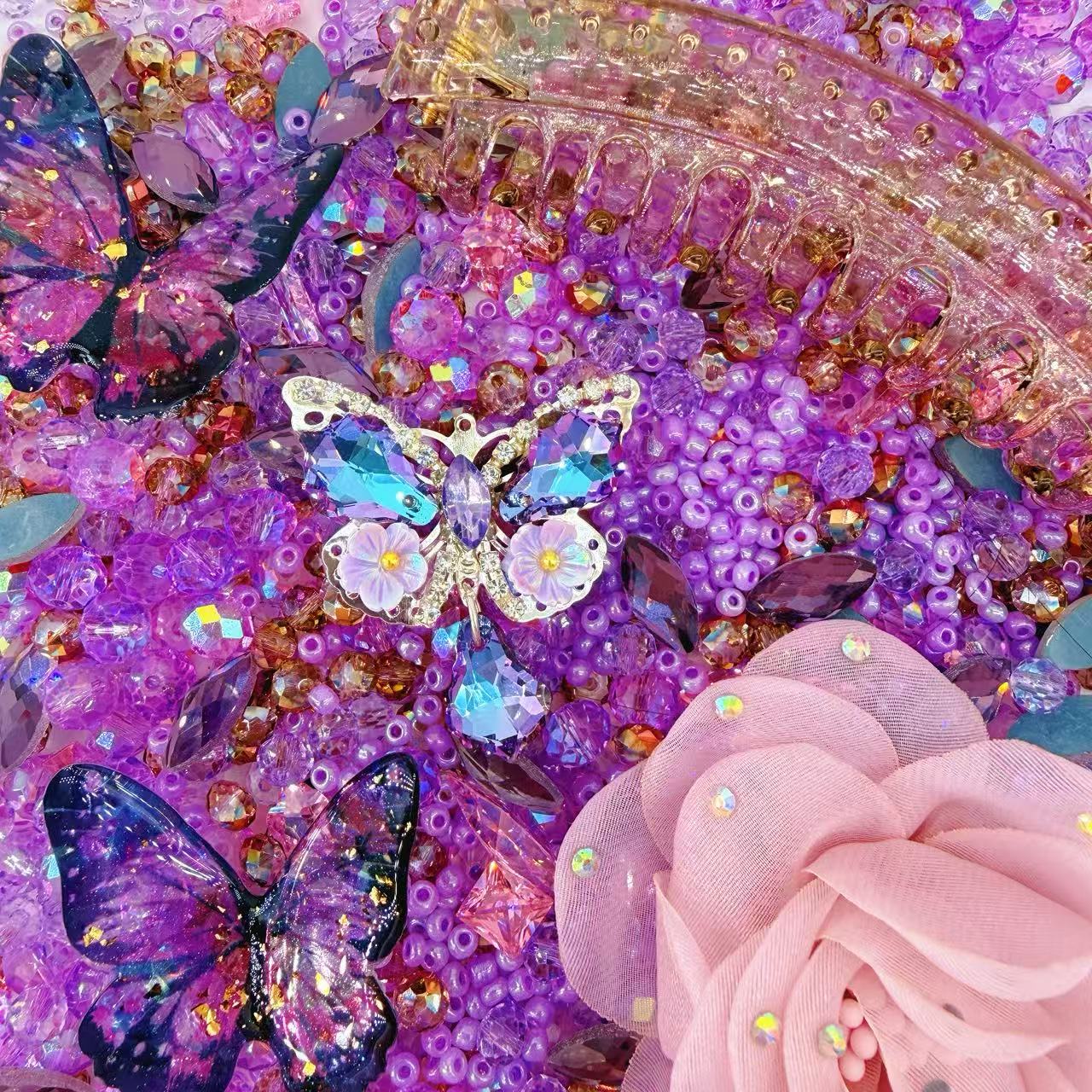 (Fantasy) Stylist-Violet Banana Clip