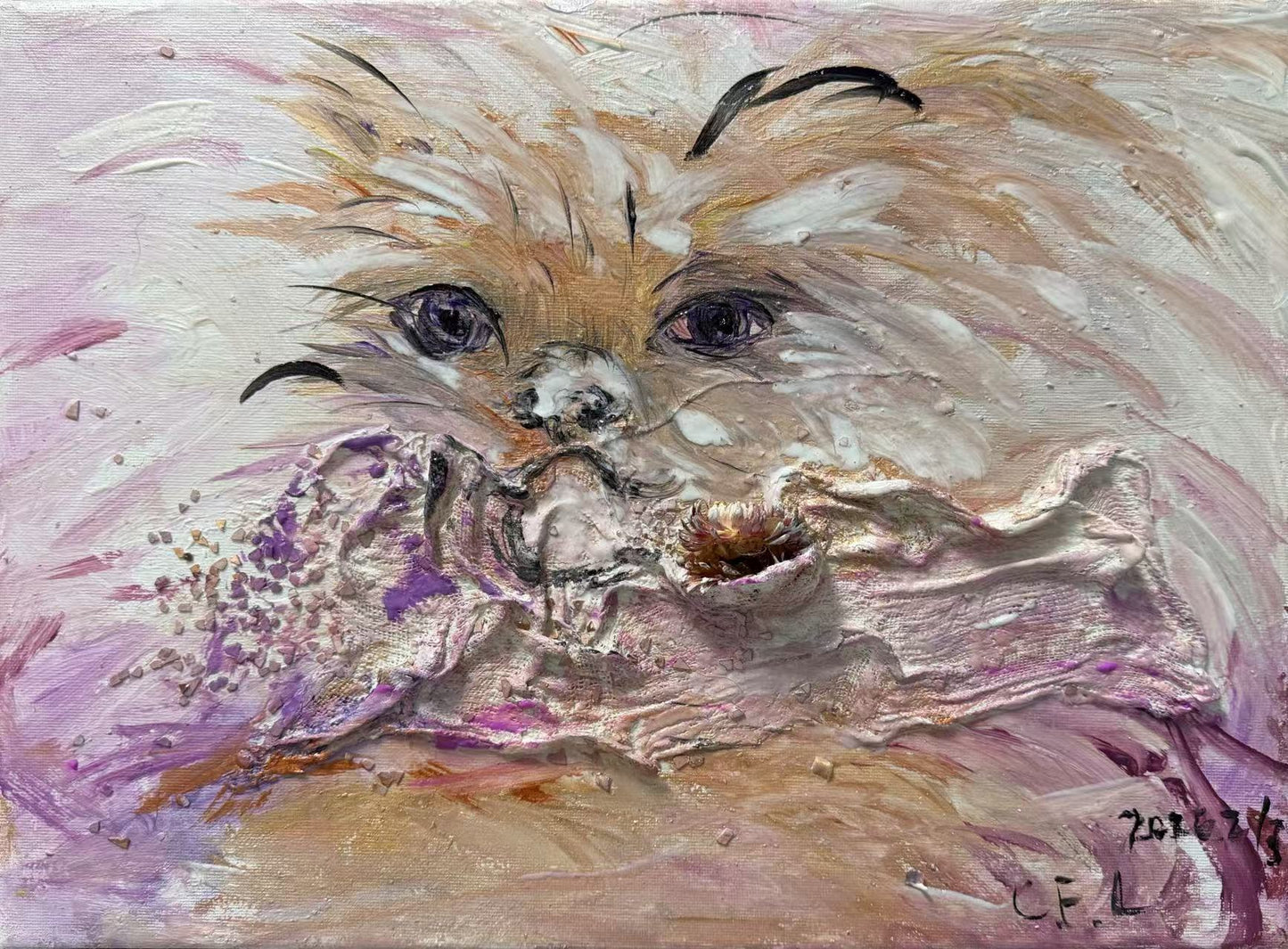 A Cat Named Fafa-Acrylic