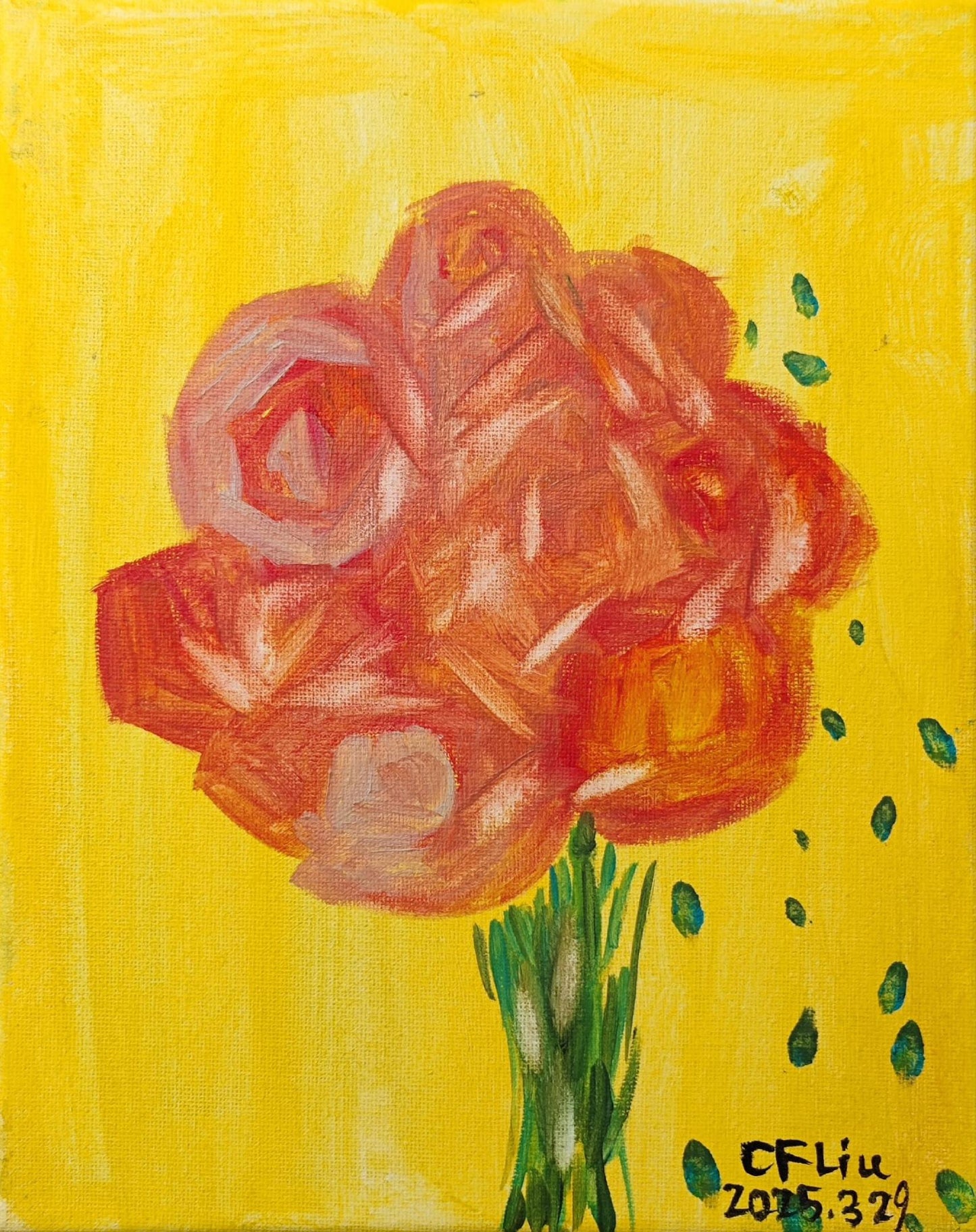 Flowers Like Candy-Acrylic