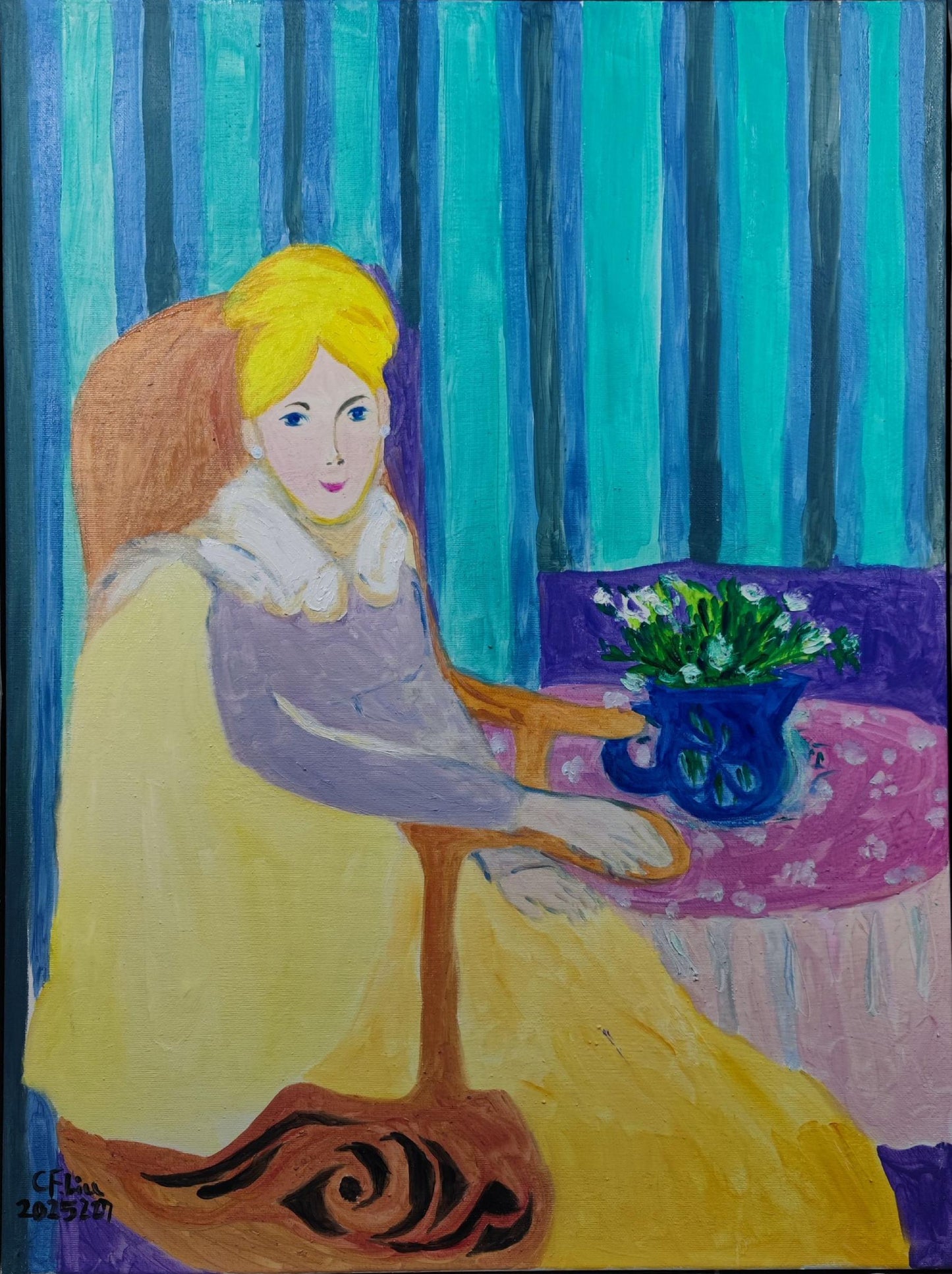Gentlewoman-Oil Painting