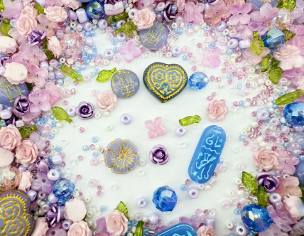 (Artist) Vintage Beads-Lilac Spell