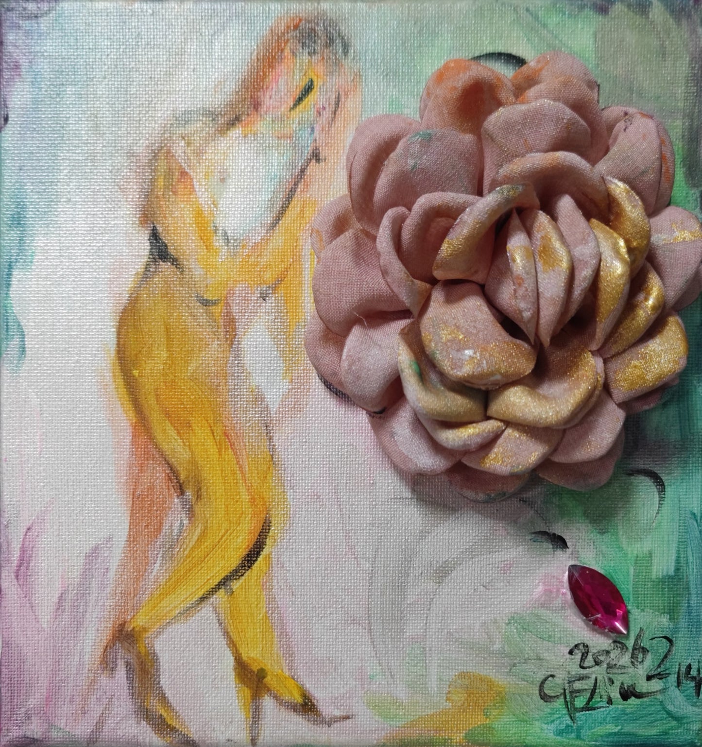 Such Beautifully Fragrant Flowers-Acrylic