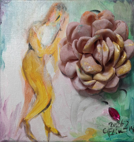Such Beautifully Fragrant Flowers-Acrylic