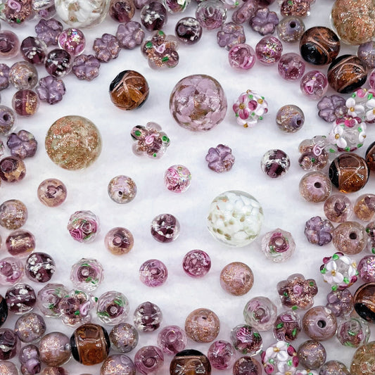 (Fantasy)(Crystal Glazed)Dusty Rose