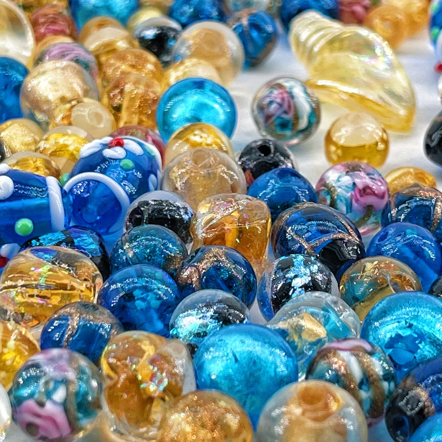 (Fantasy) Crystal Glazed-Golden Lagoon