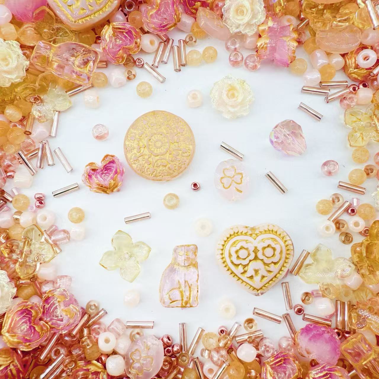 Vintage Beads-Sunrise Petals