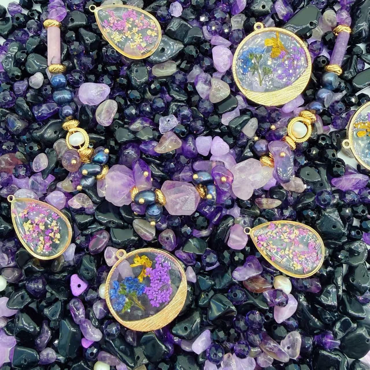 (Last 1 necklace left)(Fantasy) Chic-Amethyst Abyss