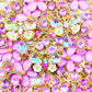 (LAST 3 glasses get all)(Artist) Jewel Drop- Holo Butterfly
