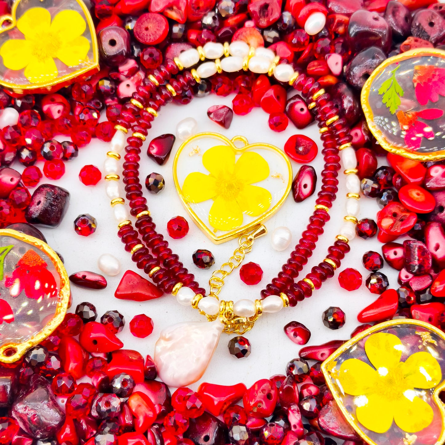 (Last 6 glasses 3 necklace)(Fantasy)Chic-Pomegranate Opera
