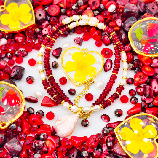 (Last 6 glasses 3 necklace)(Fantasy)Chic-Pomegranate Opera