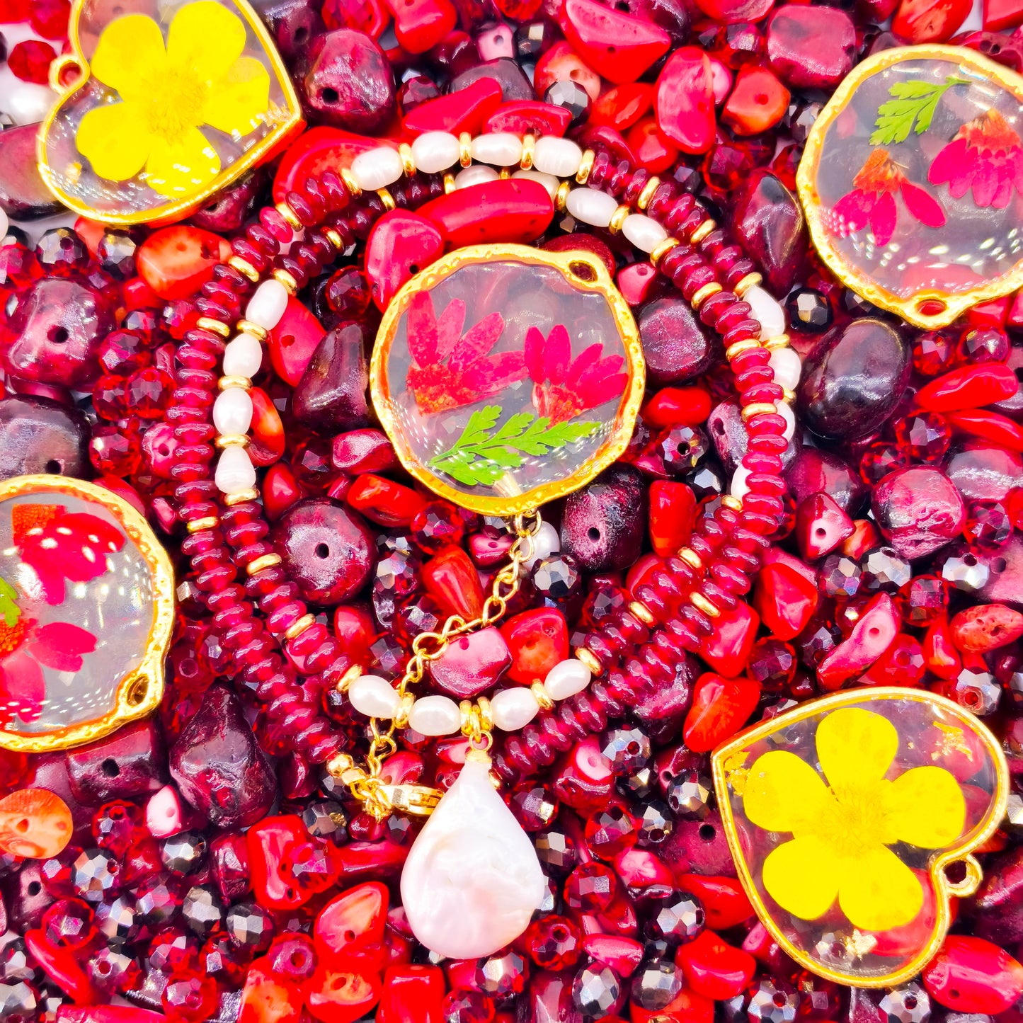 (Last 6 glasses 3 necklace)(Fantasy)Chic-Pomegranate Opera