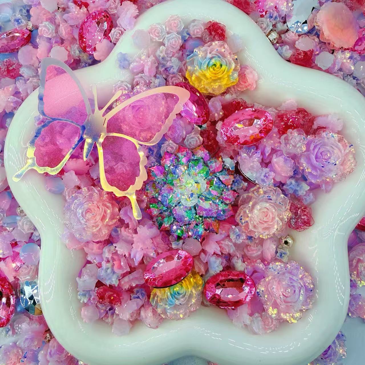 【For CarHanger/Key Chain】Pink Dust Mix