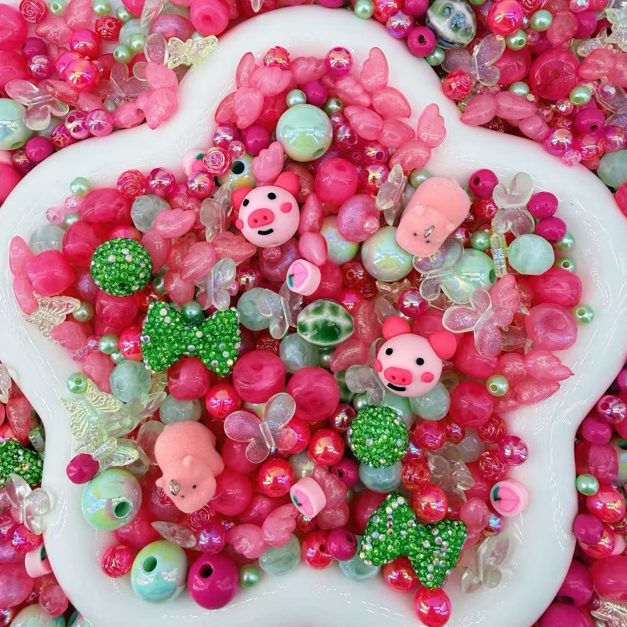 【For CarHanger/Key Chain】Peony Mix