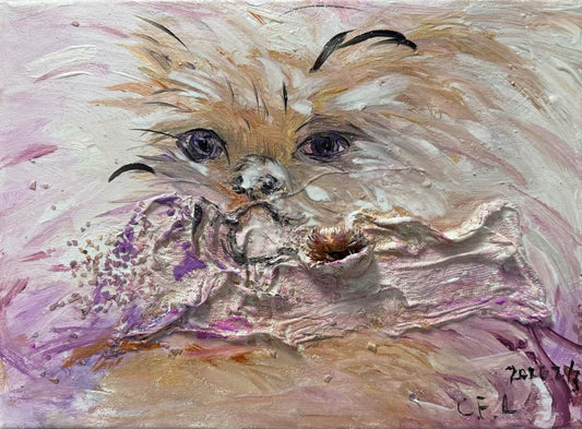 A Cat Named Fafa-Acrylic