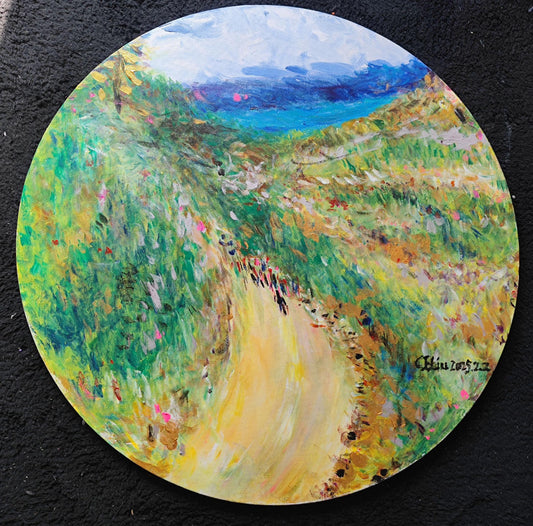 Seaside Promenade-Acrylic