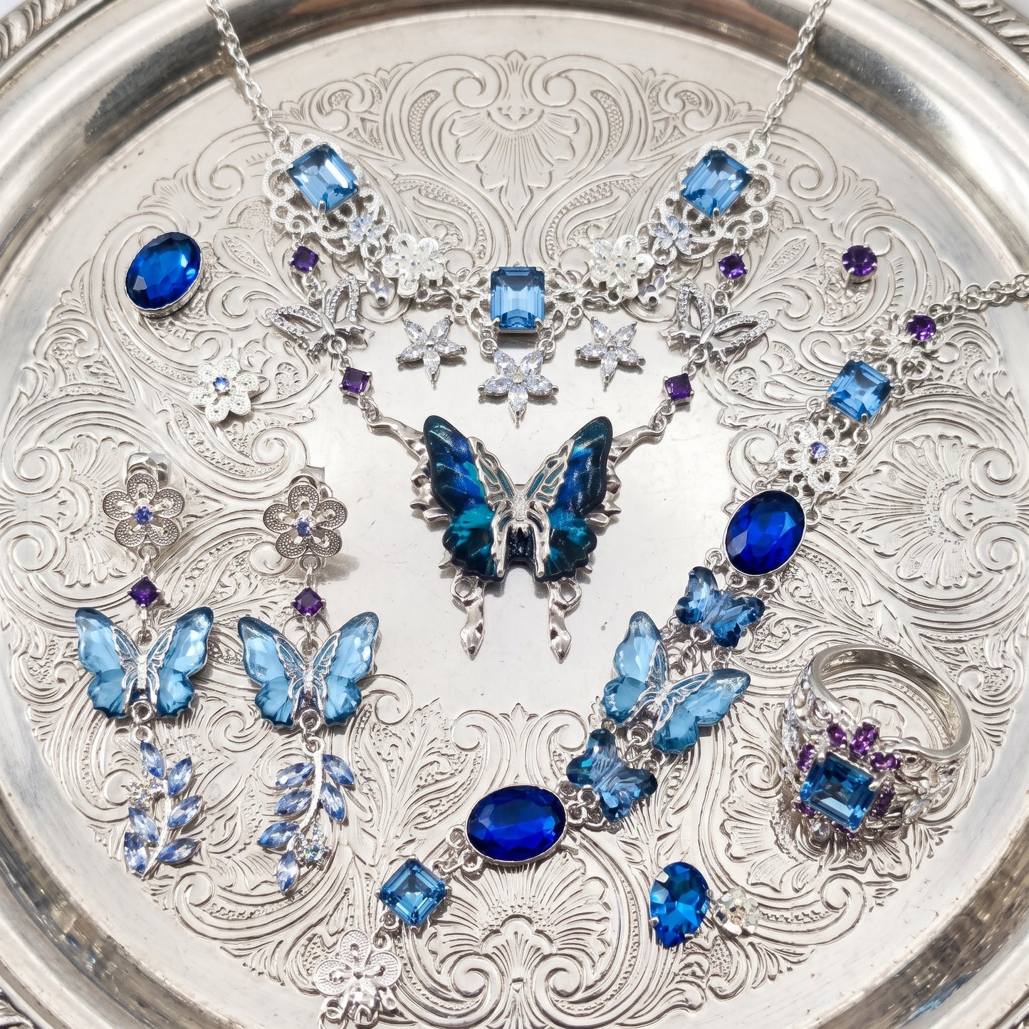 (Fantasy) Elegance-Azul Mariposa