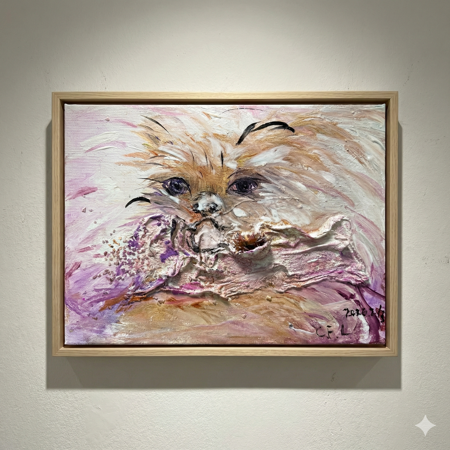 (8x12 inch / 20x30cm) Hand-Painted Acrylic Canvas Art| One-of-a-Kind 3D Textured Media Painting