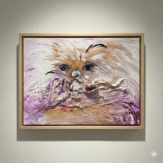 (8x12 inch / 20x30cm) Hand-Painted Acrylic Canvas Art| One-of-a-Kind 3D Textured Mixed Media Painting