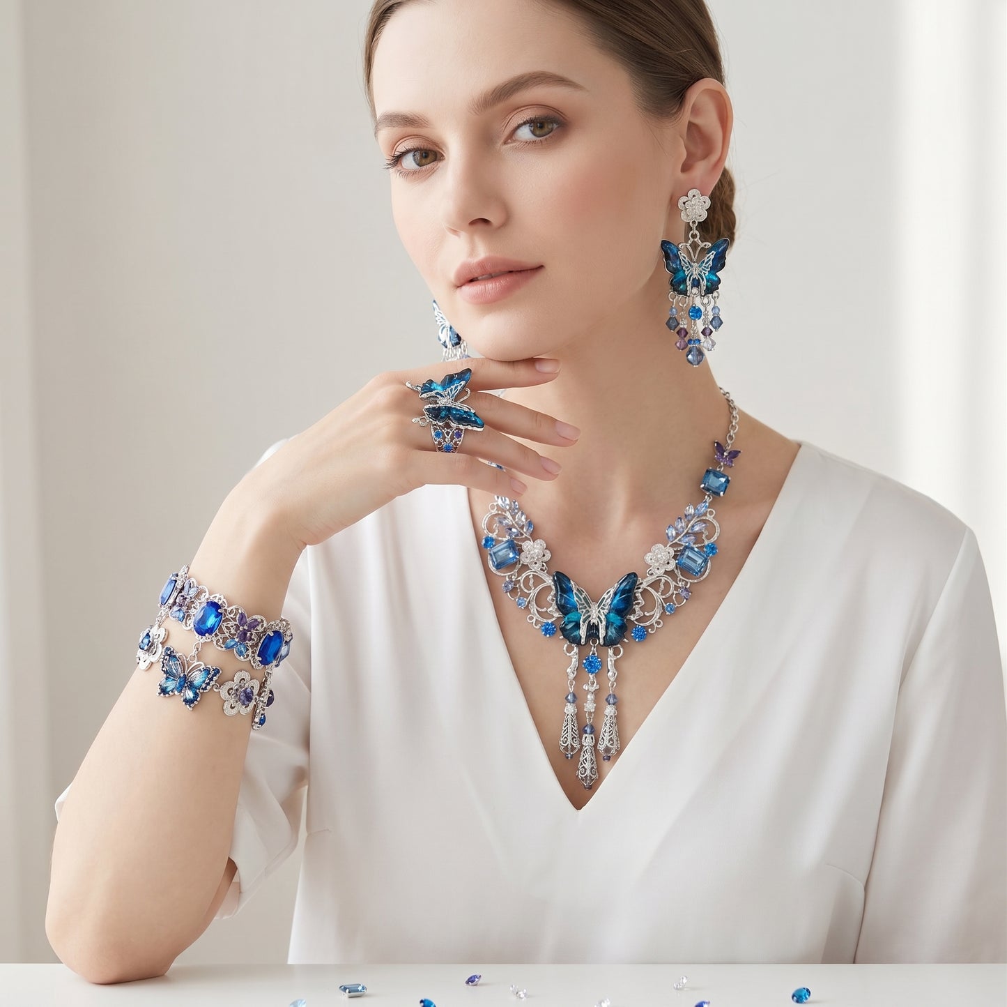 (Fantasy) Elegance-Azul Mariposa