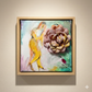 (8x8 inch / 20x20cm) Hand-Painted Acrylic Canvas Art| One-of-a-Kind 3D Textured  Media Painting