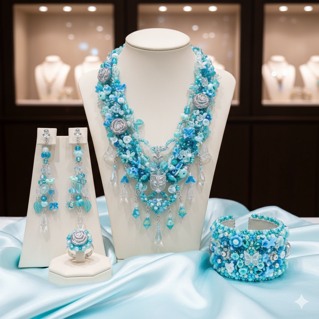 (Fantasy)Vintage Beads-Blue Silence