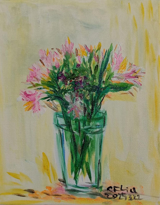 Azalea-Oil Painting