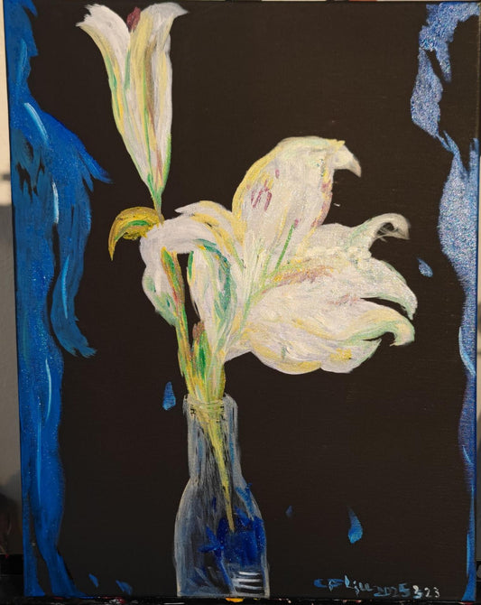 Lily-Oil Painting