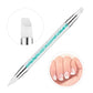 Set of 5 Silicone Nail Art Brush Pen Double Head for Sculpture