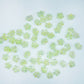 Clear green flower