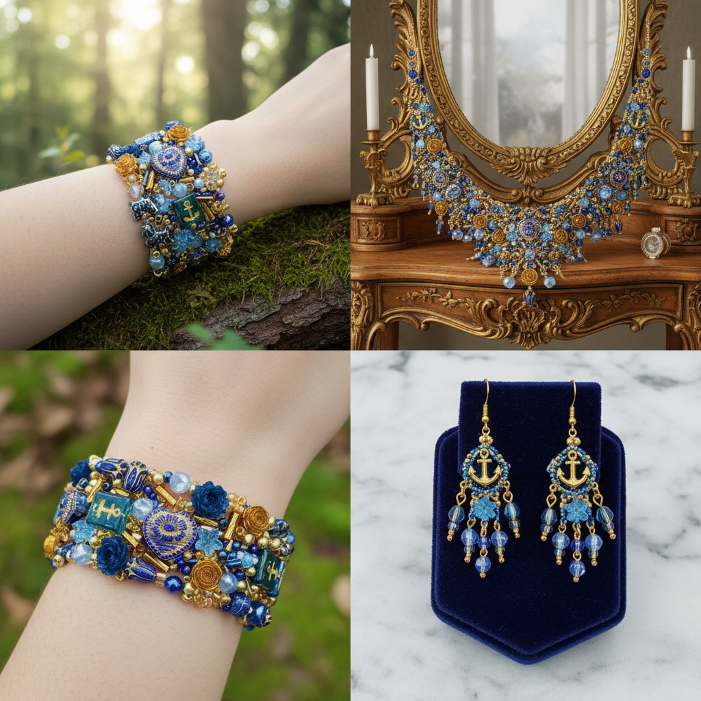 Vintage Beads-Anchored Soul