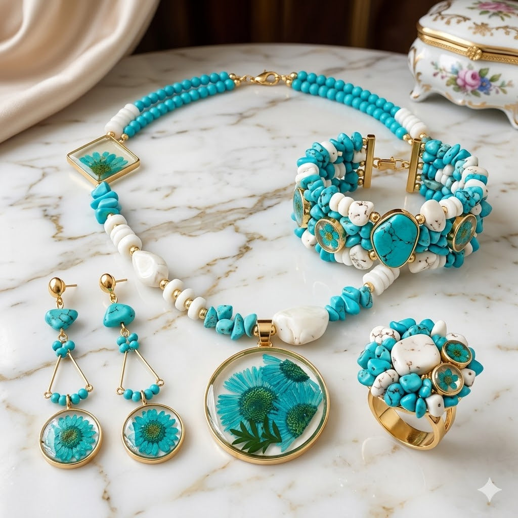 (2 Glasses left )(Fantasy) Chic-Glacial Bloom