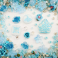 (Artist) Vintage Beads-Crystal Snow