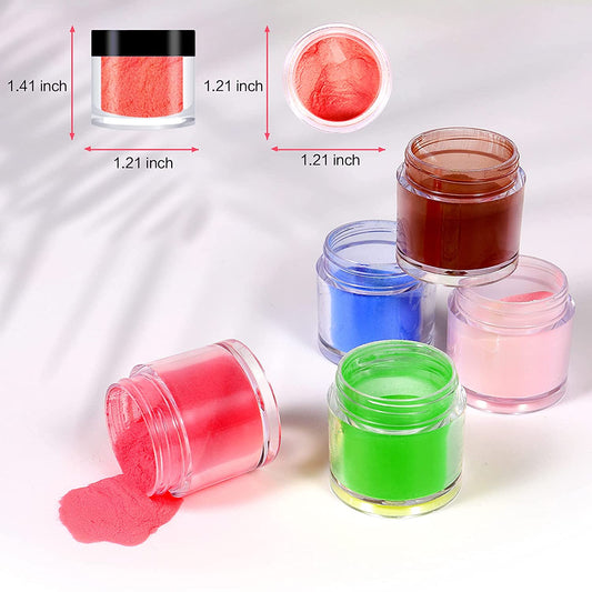 12 Colors Acrylic Nail Powder Set